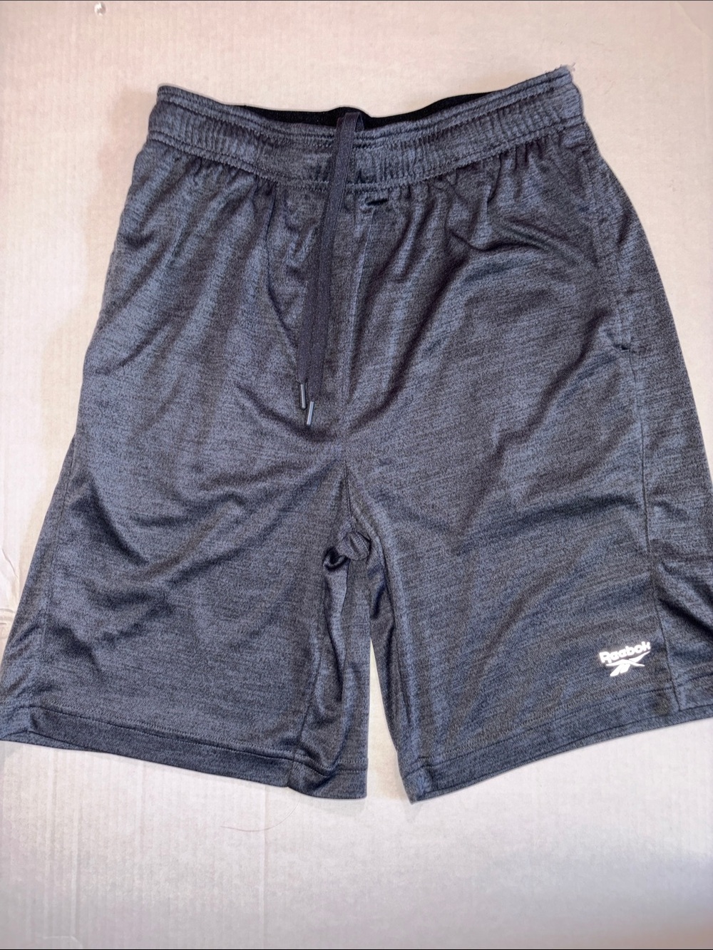 Reebok Men's Dark Gray Performance Athletic Shorts
